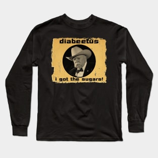 diabeetus - the sugar //Design On tshirt for to all supporters Long Sleeve T-Shirt